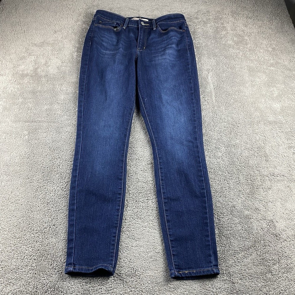 Signature Levis Skinny Jeans Womens 6M 28x30 Blue Medium Wash
